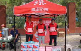 中国二冶山东公司青年志愿者跨城联动护航高考